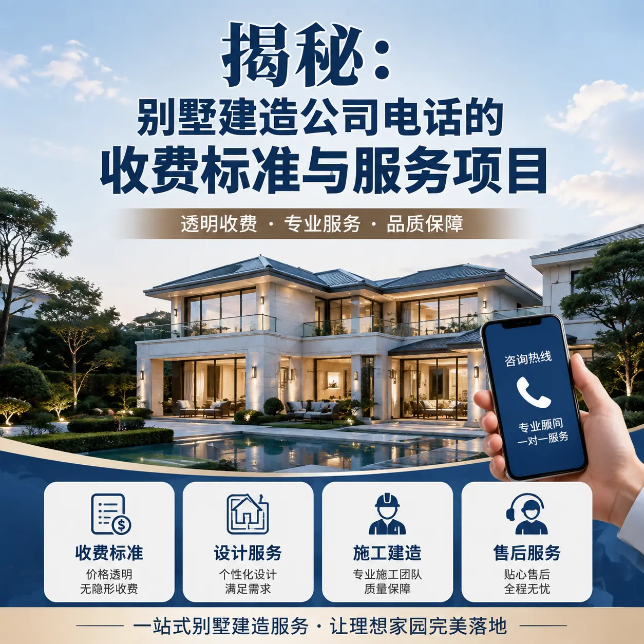 揭秘：都匀别墅建造公司电话的收费标准与服务项目