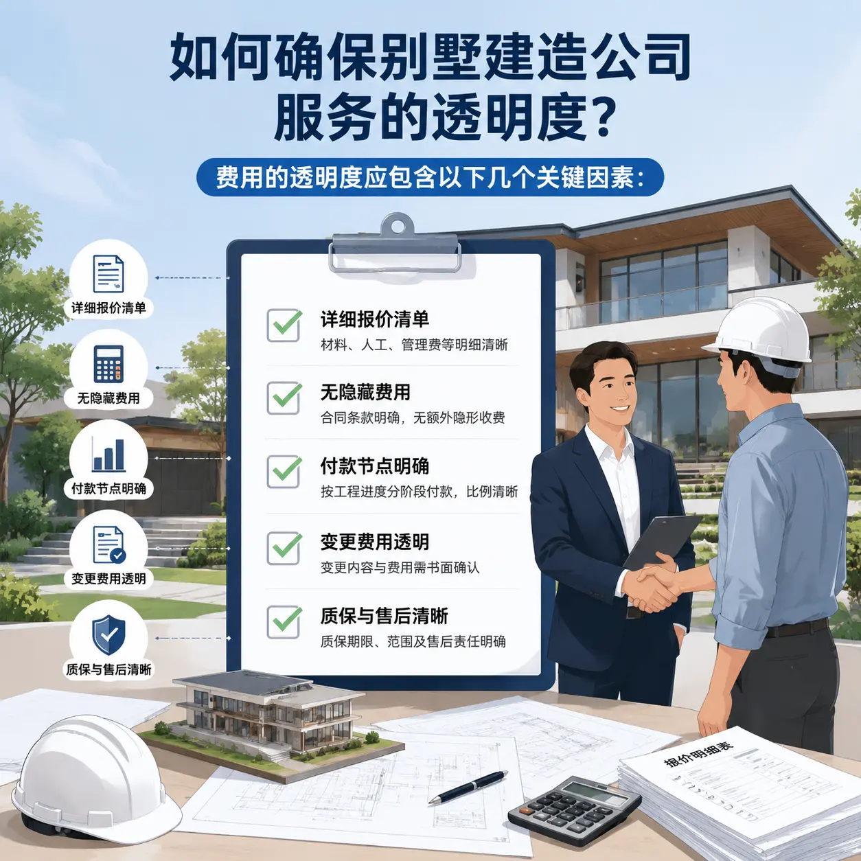 在 都匀 如何确保别墅建造公司服务的透明度？