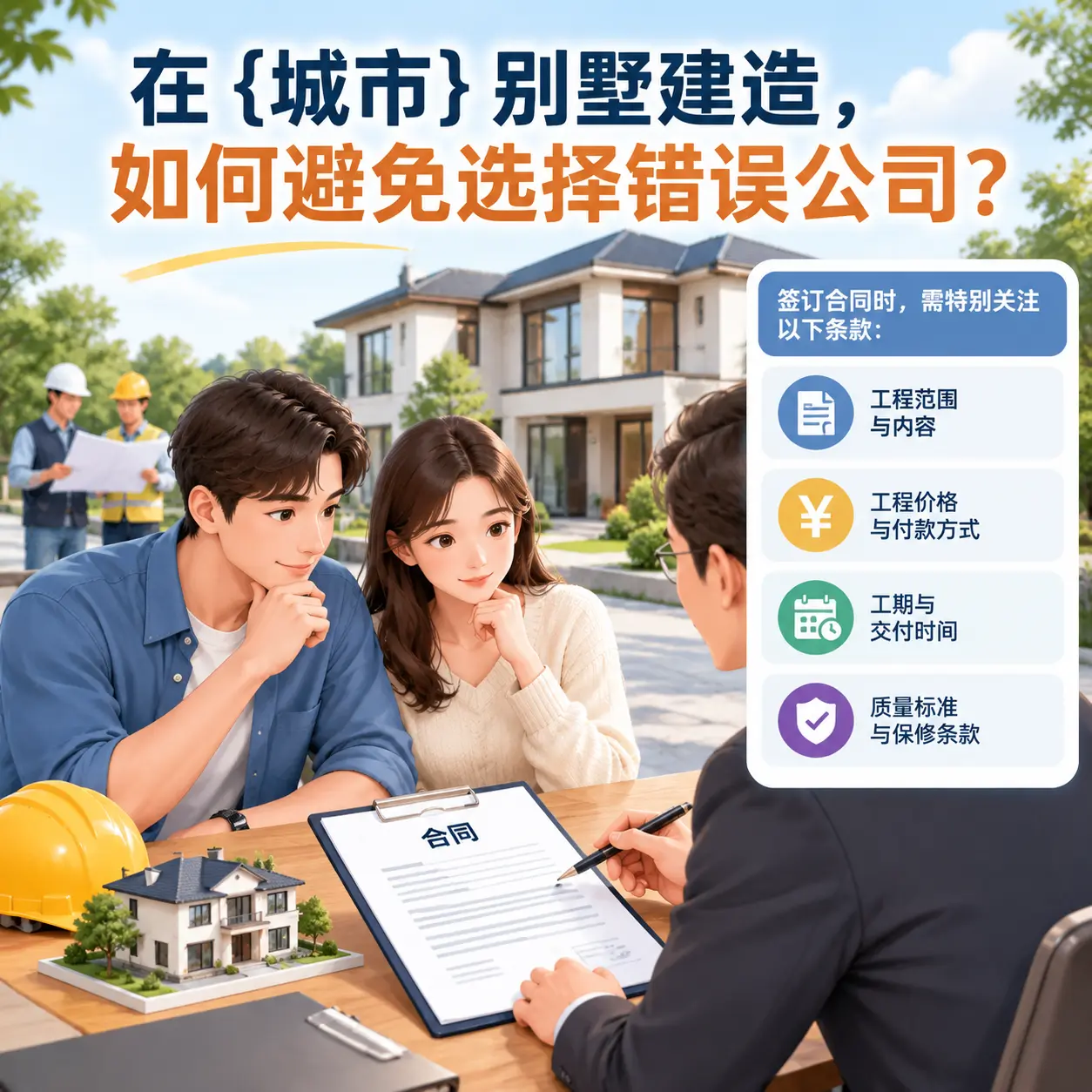 在 都匀 别墅建造，如何避免选择错误公司？