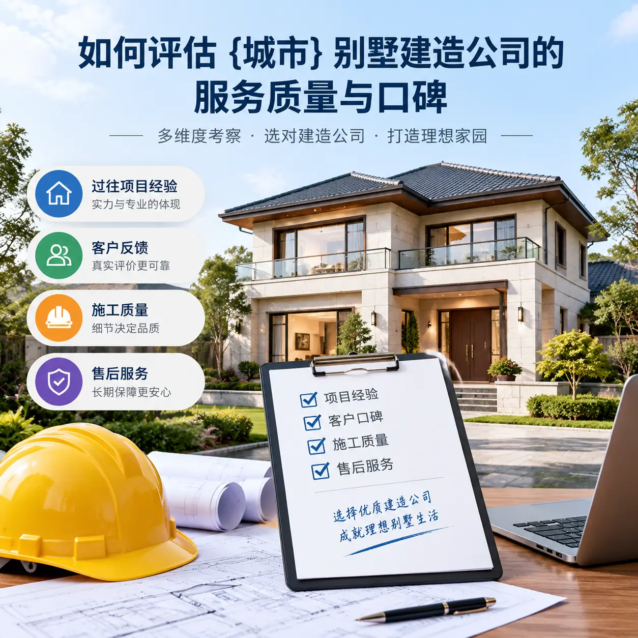 如何评估 都匀 别墅建造公司的服务质量与口碑