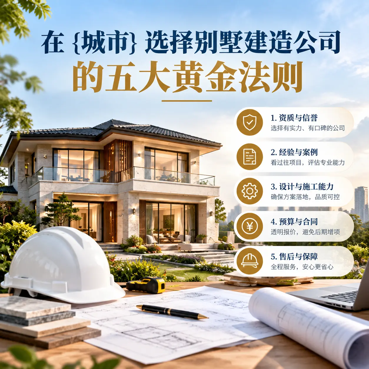 在 都匀 选择别墅建造公司的五大黄金法则