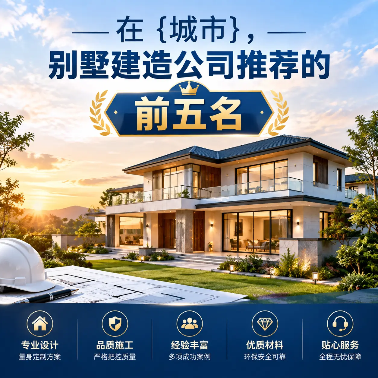 在 都匀，别墅建造公司推荐的前五名