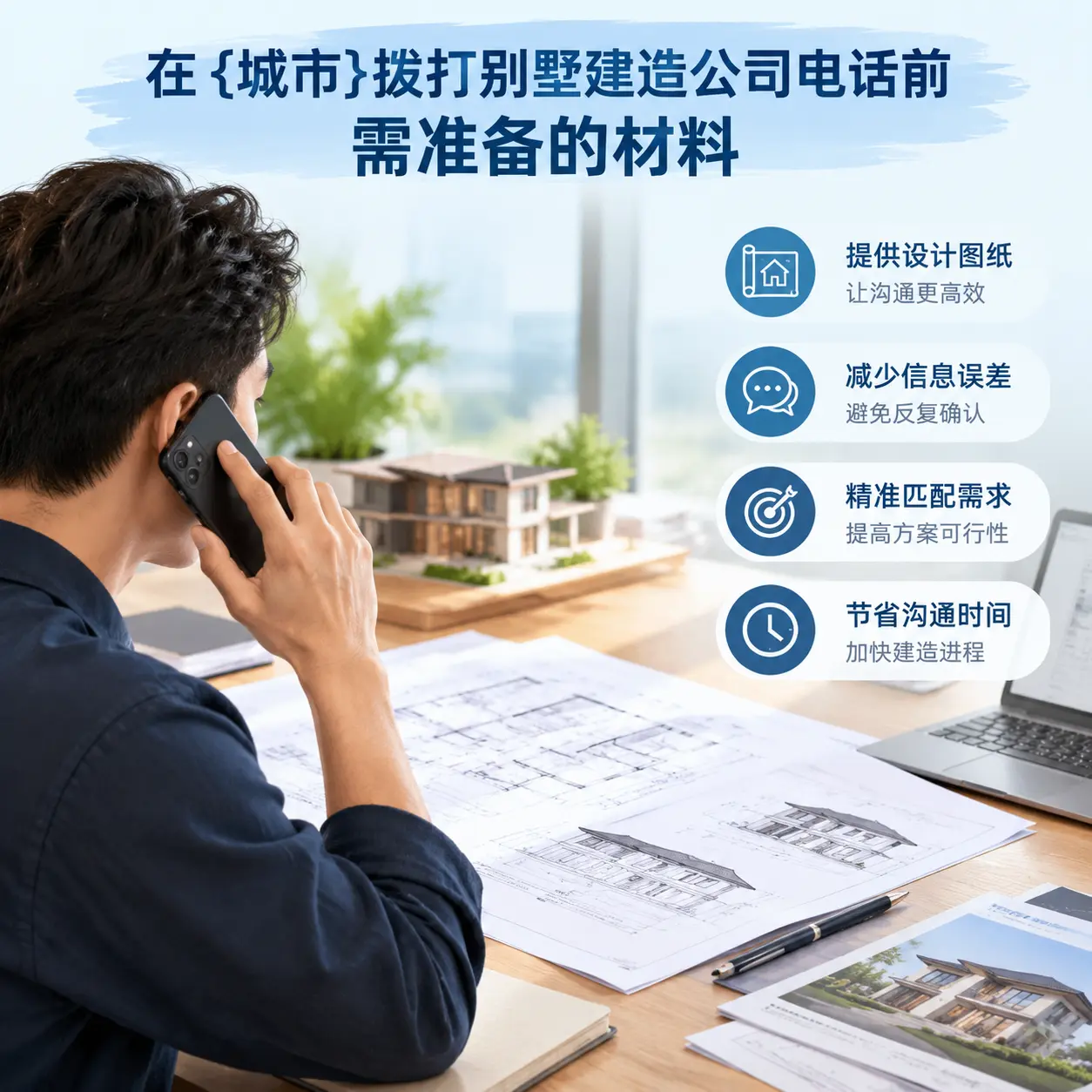 在都匀拨打别墅建造公司电话前需准备的材料