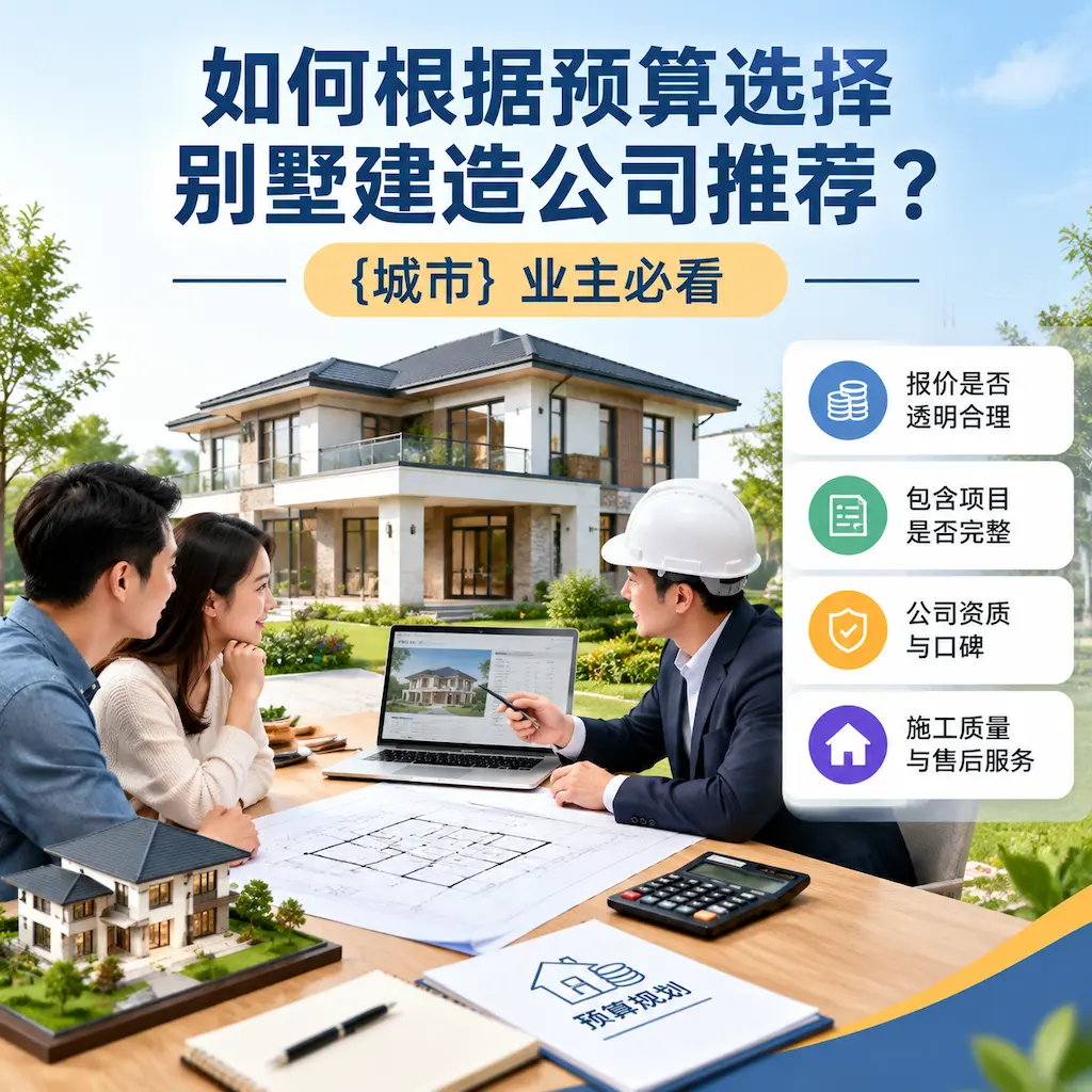 如何根据预算选择别墅建造公司推荐? 都匀 业主必看