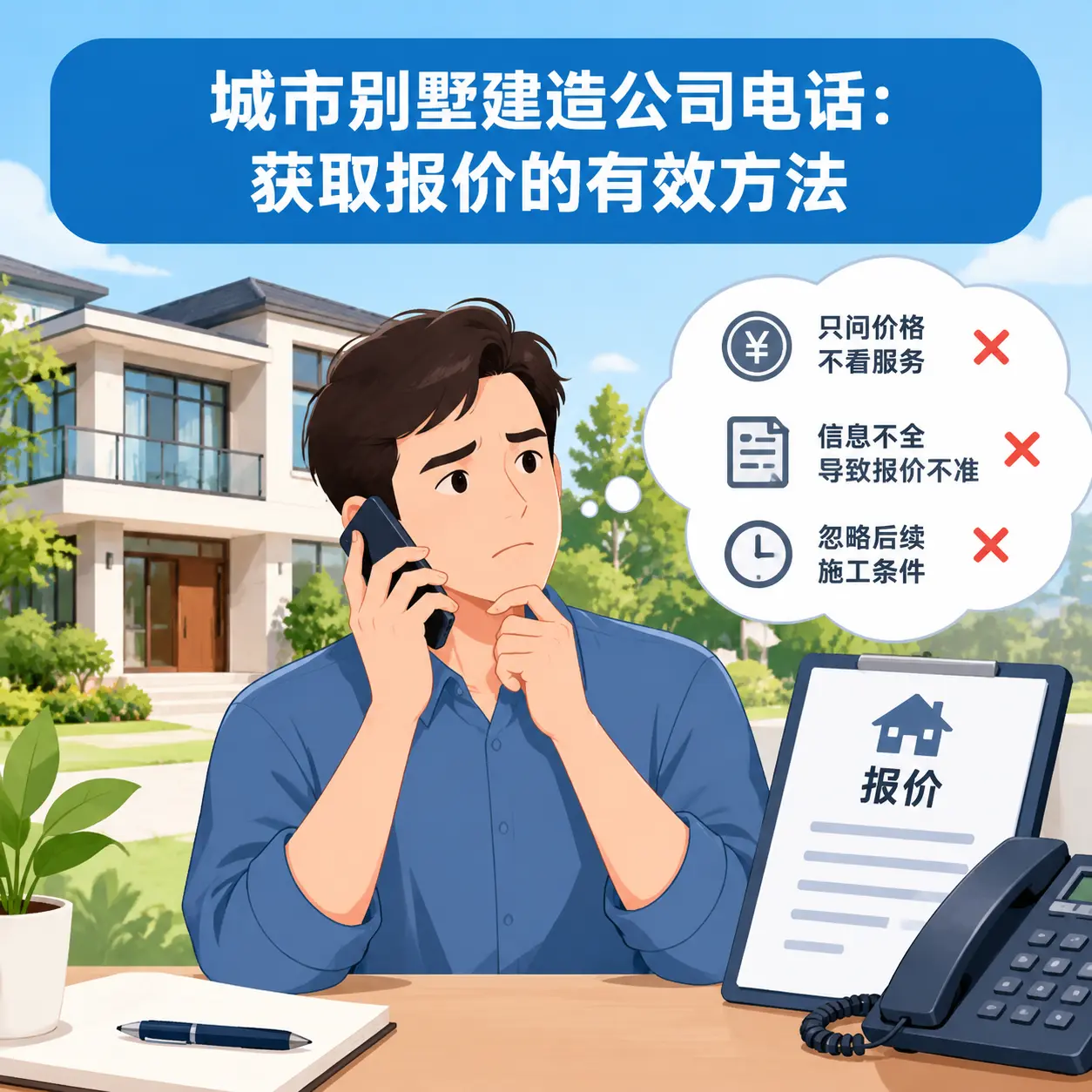 都匀别墅建造公司电话：获取报价的有效方法