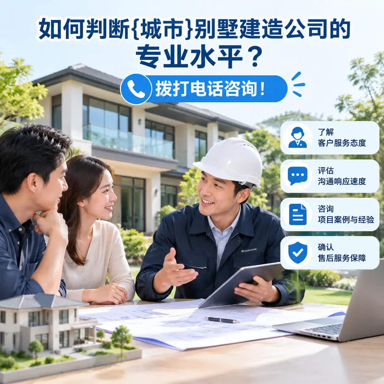 如何判断都匀别墅建造公司的专业水平?拨打电话咨询!